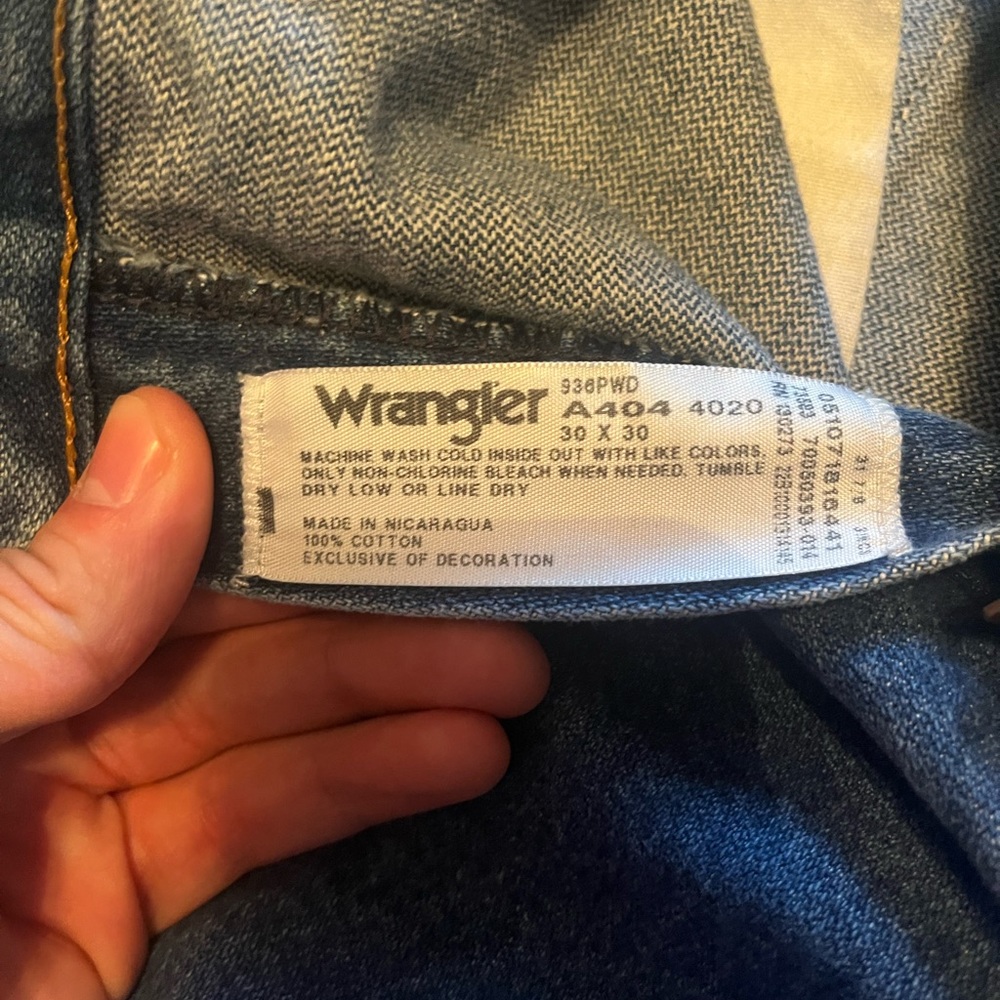 Wrangler cowboy cut jeans slim 30x30